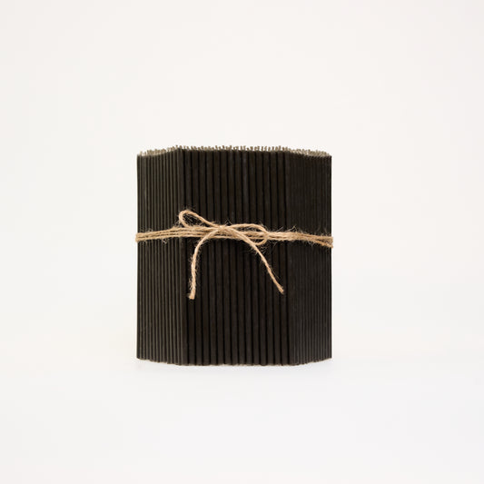 Dünne schwarze Bienenwachskerzen 16 cm – Großpackung 1–4 kg | CanBee