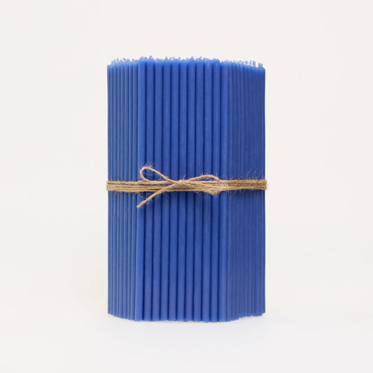 Dünne blaue Kerzen 21 cm – Großpackung 1–4 kg | CanBee