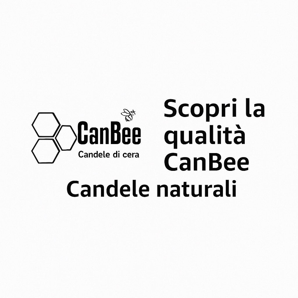 CanBee | Candele in Cera d’Api Naturale | 16 cm | Ø 5 mm | 40 min | №140 | Confezione da 50 Pezzi
