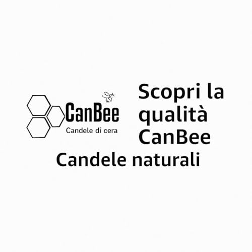 Logo CanBee con il testo «Scopri la qualità CanBee – Candele naturali»