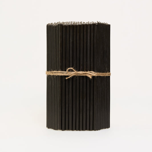 Schlanke Kerzen Schwarz 21 cm – Großpackung 1–4 kg | CanBee