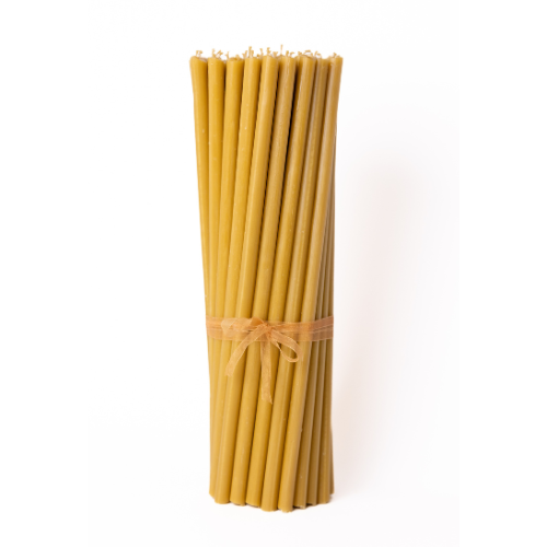 CanBee | Candele in Cera d’Api Naturale | 16 cm | Ø 5 mm | 40 min | №140 | Confezione da 50 Pezzi